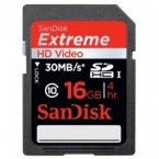 Sandisk  16GB Extreme  SD | fotografie